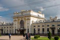 Central part of the building of the railway station