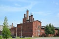 Rybinsk, Russia. Old brewery (1877) in summer Royalty Free Stock Photo