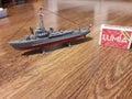 warship plastic model