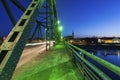 Rydz Smigly Bridge in Wloclawek Royalty Free Stock Photo