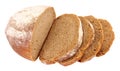 Rye Bread Cob Loaf Royalty Free Stock Photo