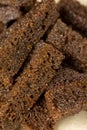 rye bread crackers are crispy on the outside and soft on the inside Royalty Free Stock Photo