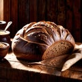 rye bread freshly baked bread, food staple for meals