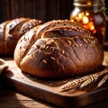 rye bread freshly baked bread, food staple for meals