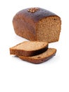 Rye bread slice Royalty Free Stock Photo