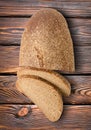 Rye bread on a table Royalty Free Stock Photo