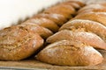 Rye-free bread on a tray Royalty Free Stock Photo
