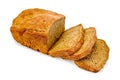 Rye homemade bread cut into slices Royalty Free Stock Photo