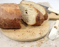 Rye homemade bread Royalty Free Stock Photo