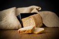 Rye homemade toaster bread in a metal form Royalty Free Stock Photo