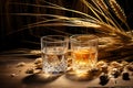Rye Spirits drink Royalty Free Stock Photo