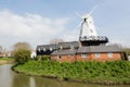 Rye windmill by the river Tillingham Royalty Free Stock Photo