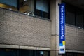 Ryerson University Sign, in Toronto, Ontario. Royalty Free Stock Photo