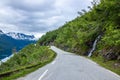 Ryfylke road in Norway Royalty Free Stock Photo