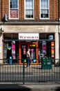 Ryman Office Stationery Shop Front With Person Walking Past