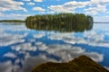 Rymmen lake island on HÃÂ¶gakull natural reserve, Sweden