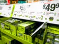 RYOBI tool bundles on sale at hardware store home improvement store, cordless power, removable, rechargeable battery-powered tools