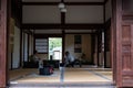 Kenninji Temple Tacchu Ryosokuin Interior Royalty Free Stock Photo