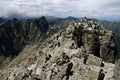 Rysy peak in Tatry mountains