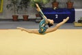 Rythmic gymnastic, Coral Kremer Royalty Free Stock Photo