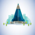 Ryugyong Hotel, Pyongang, North korea - Royalty Free Stock Photo