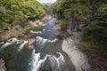 Ryuokyo is beautiful landscape in kinugawa river Royalty Free Stock Photo