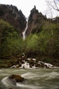 Ryusei-no-taki Falls , near Sounkyo Onsen, Daisetsuzan National Park, Hokkaido, Japan