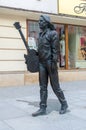 Monument to Tadeusz Nalepa on may 3 street in Rzeszow