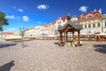 Rzeszow / View of the old square and wooden well