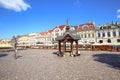 Rzeszow / View of the old square and wooden well