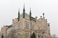 Rzeszow winter art nouveau architecture, Poland