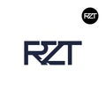 RZT Logo Letter Monogram Design Royalty Free Stock Photo