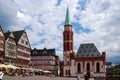 RÃÂ¶mer in Frankfurt with old Nikolai church