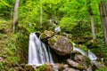 RÃÂ¶thbachfall on KÃÂ¶nigssee the highest waterfall in Germany Royalty Free Stock Photo