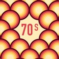 70s, 1970 abstract vector stock retro lines background. Vector illustration. Royalty Free Stock Photo