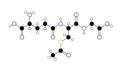 s-acetylglutathione molecule, structural chemical formula, ball-and-stick model, isolated image acetyl-l-glutathione