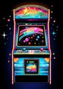 80s arcade game frame 80s retro nostalgic