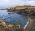 S\'Arenella Lighthouse in Port de la Selva, Catalonia