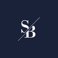 SB initial modern logo designs inspiration, minimalist logo template