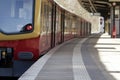 S-Bahn Berlin. The german express train through Berlin. Royalty Free Stock Photo