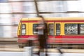 A s-bahn in berlin germany Royalty Free Stock Photo