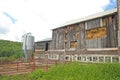 1800's barn full of hay, Woodstock Vermont