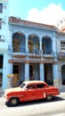 1950s car havana cuba architecture Royalty Free Stock Photo