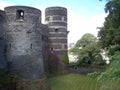 Castle tower in Angers, France