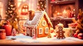 It\'s Christmas morning, and you wake up to the delightful aroma of freshly baked gingerbread cookies, generative ai