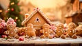 It\'s Christmas morning, and you wake up to the delightful aroma of freshly baked gingerbread cookies, generative ai