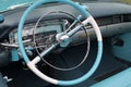 American classic car interior Royalty Free Stock Photo