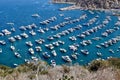 Avalon Harbor on Catalina Island Royalty Free Stock Photo