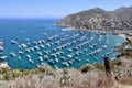 Avalon Harbor on Catalina Island Royalty Free Stock Photo