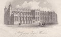 Engraving of St George`s Chapel, Windsor Castle 1800s